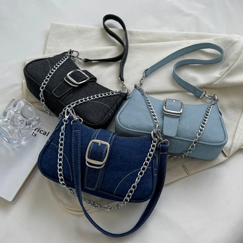 Women Bags Jeans - Small Design Jeans Bag Women's New