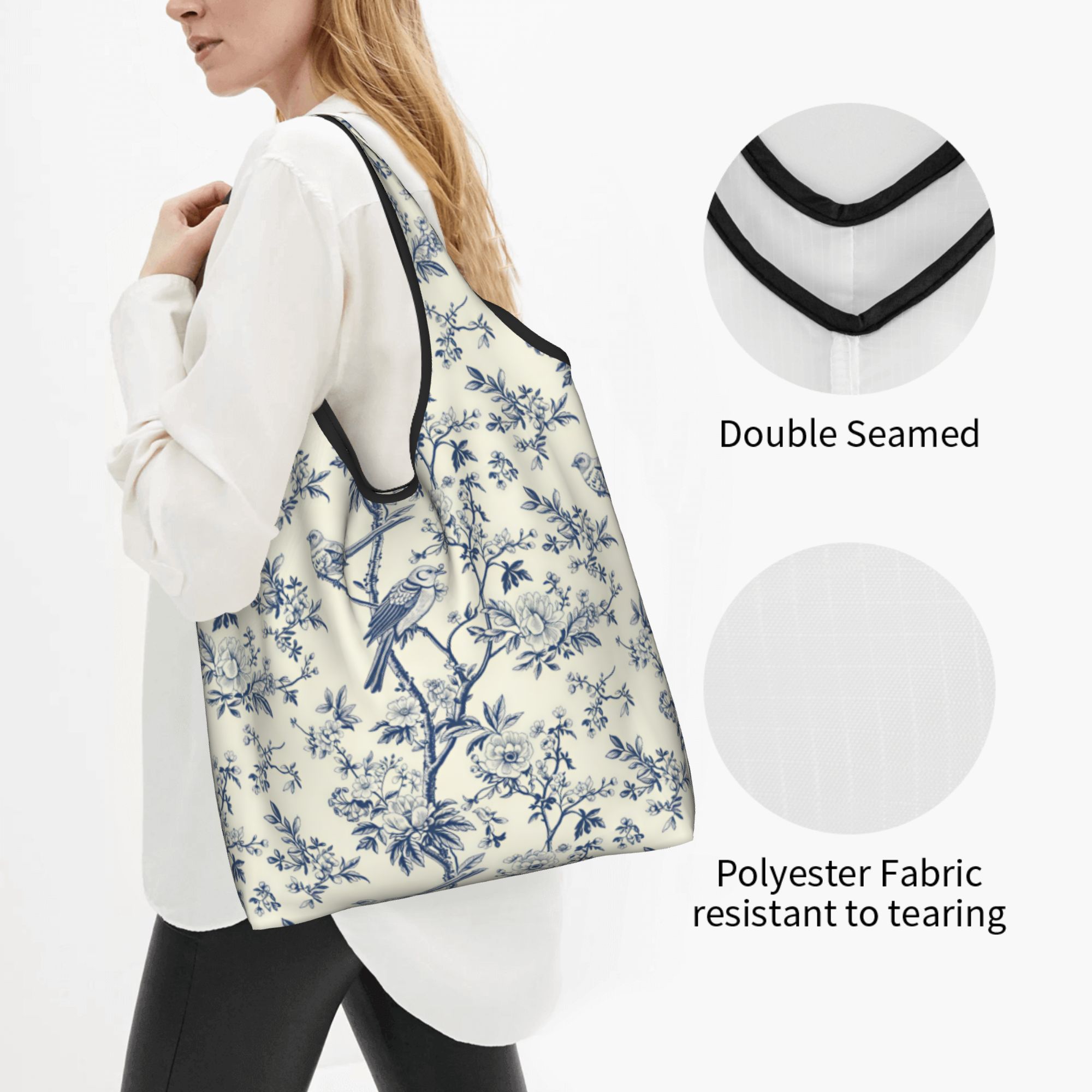 Recycling Vintage Toile De Jou - Women Bags Vector recension och pris