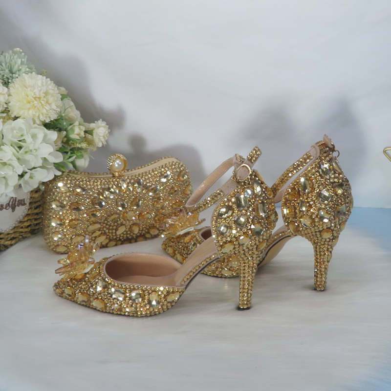 2021New  Golden crystal Bridal - Women Bags For Wedding recension och pris