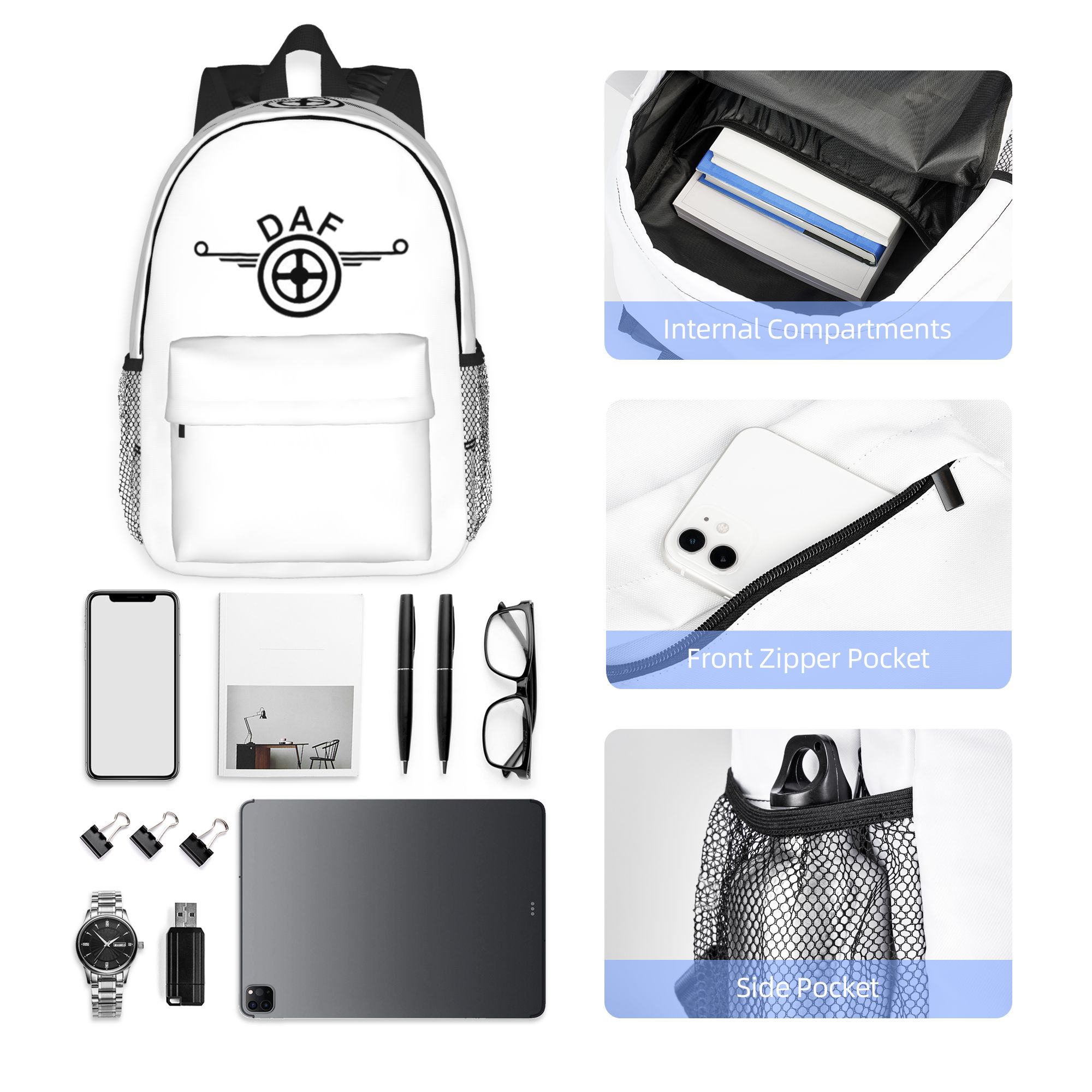 Daf Truck logo Vector design B - Women Bags Vector recension och pris