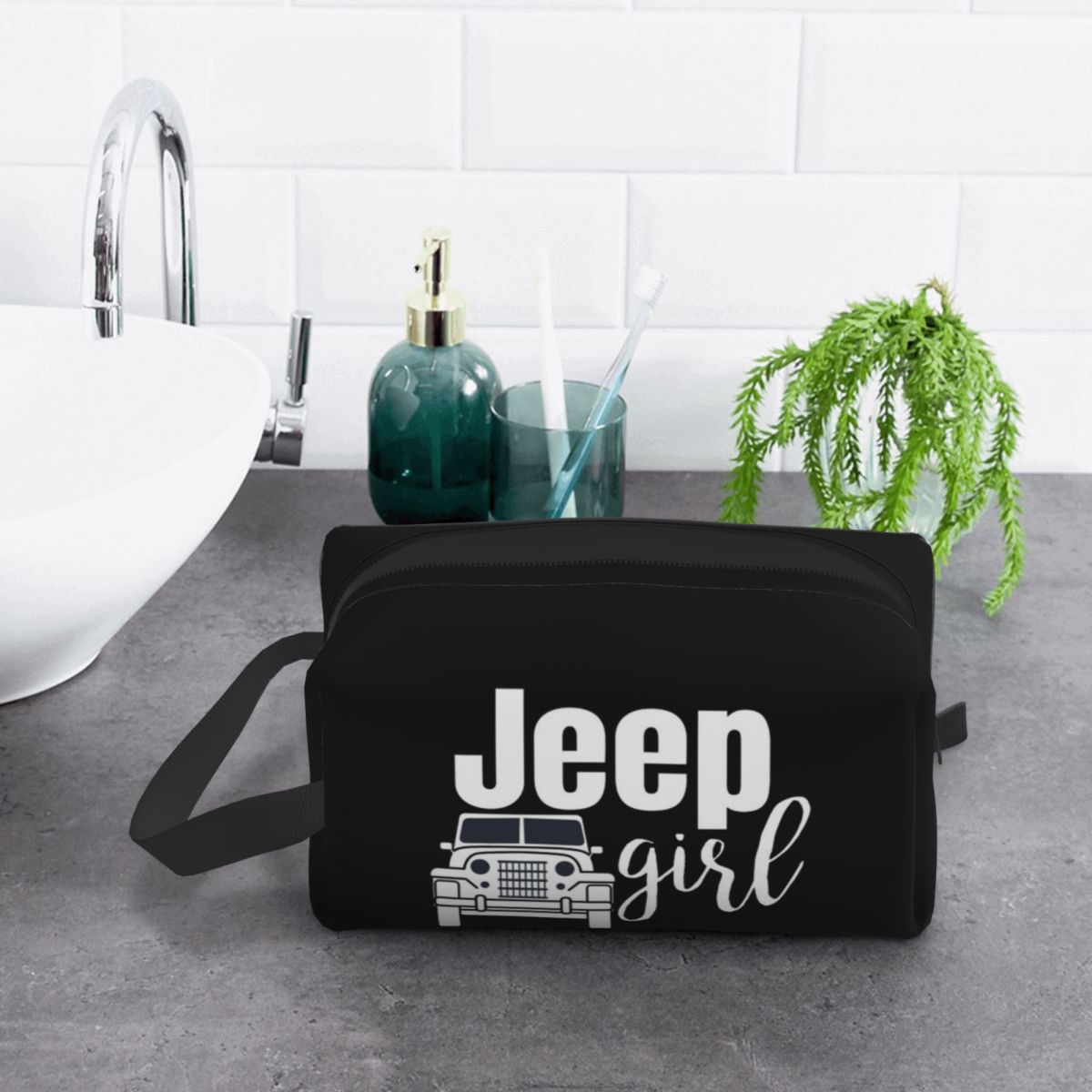 Jeep Girl Makeup Bag Cosmetic  - Women'S Jeep Bags recension och pris