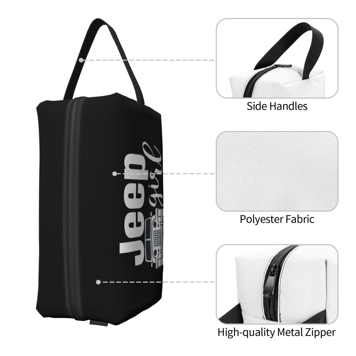 Jeep Girl Makeup Bag Cosmetic  - Women'S Jeep Bags recension och pris
