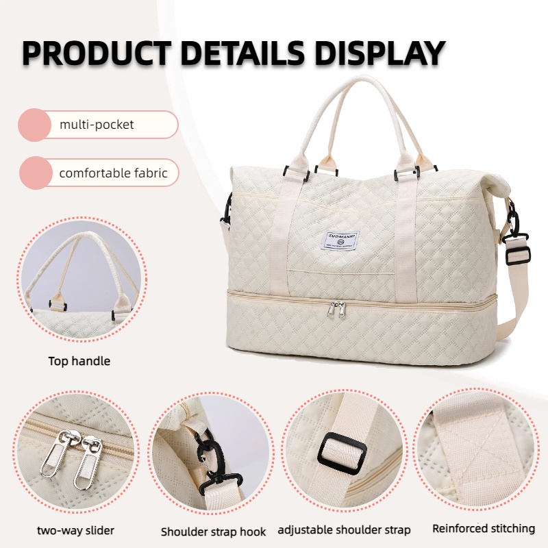 Large Capacity Travel Duffels  - Women'S Yoga Bags recension och pris