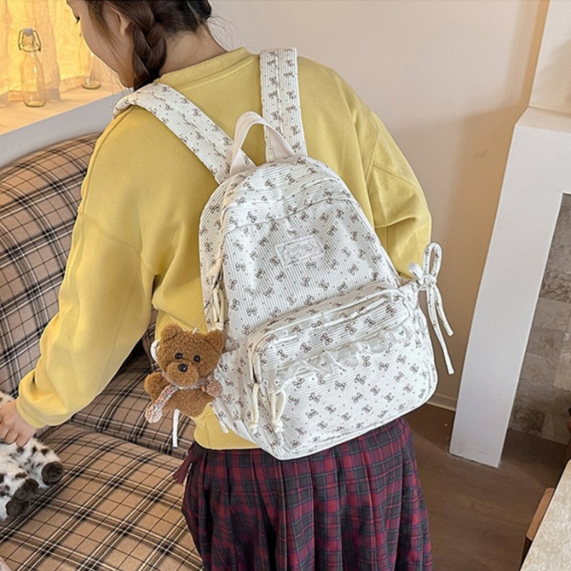 Winter Corduroy Backpack Bow-p - Women'S Young Bags recension och pris
