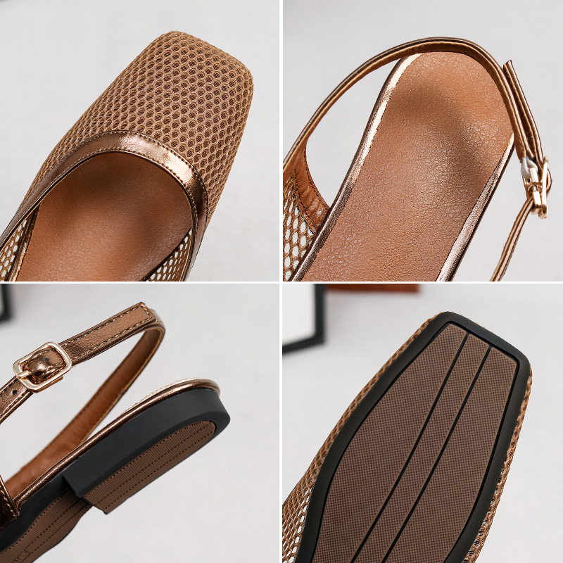 Mesh square head slippers bag  - Women'S Japanese Bags recension och pris