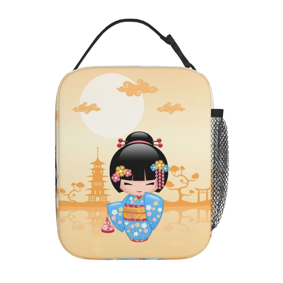 Japanese Maiko Kokeshi Doll In - Women Bags Vector recension och pris