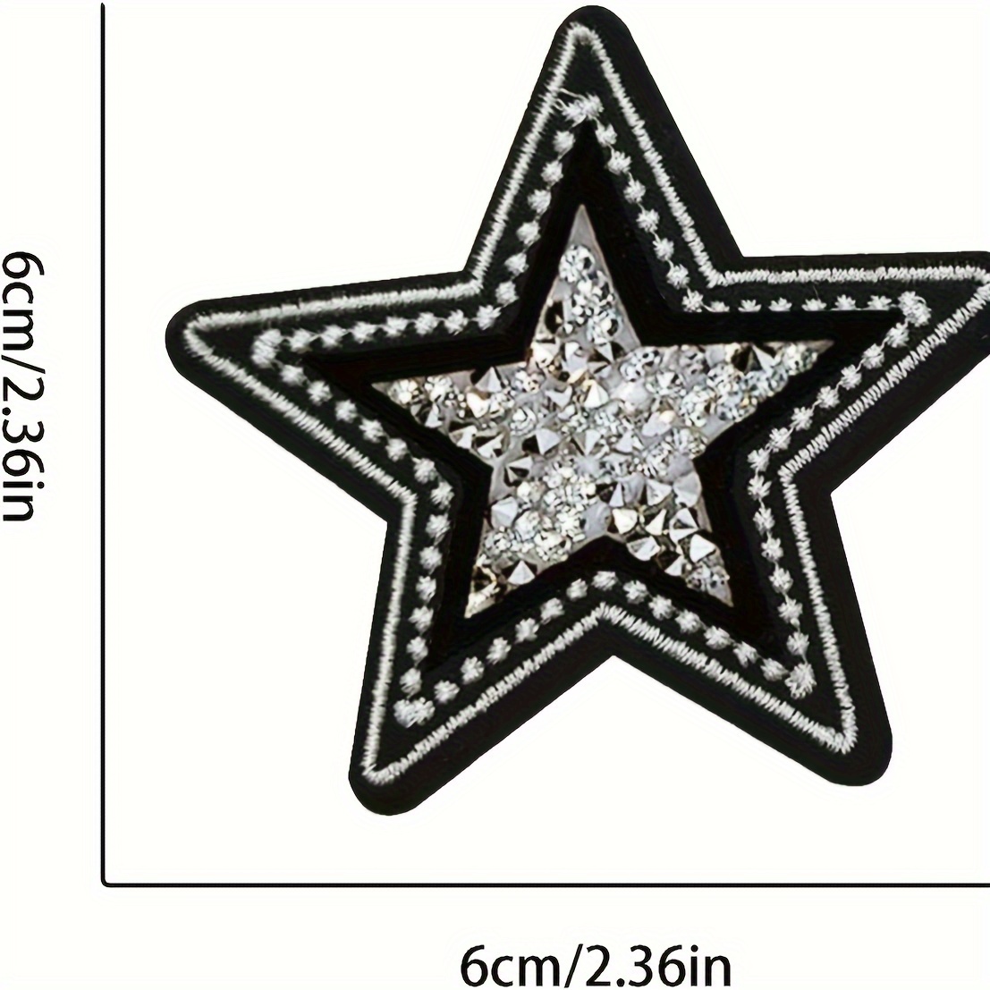 5 PCS Black and White Twinkle  - Women Bags Jeans recension och pris
