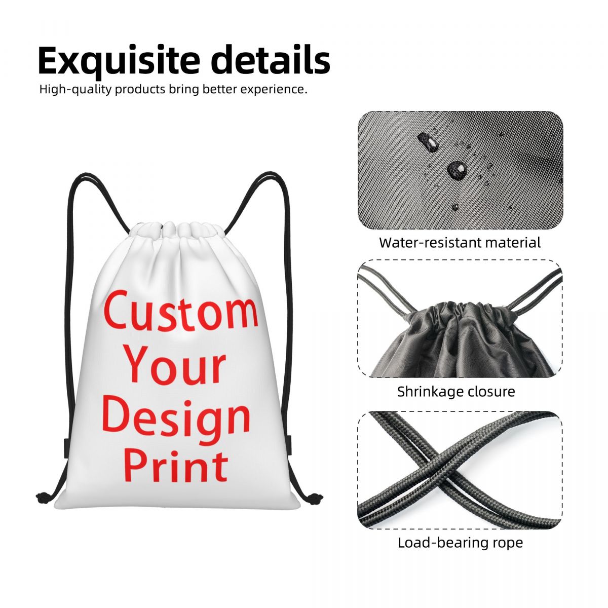 Custom Custom Your Design Draw - Women'S Yoga Bags recension och pris
