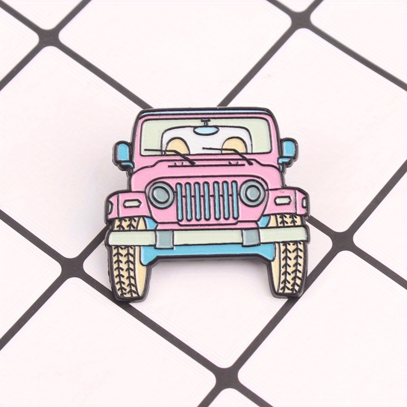 Adorable Pink Jeep Cartoon Ena - Women'S Jeep Bags recension och pris