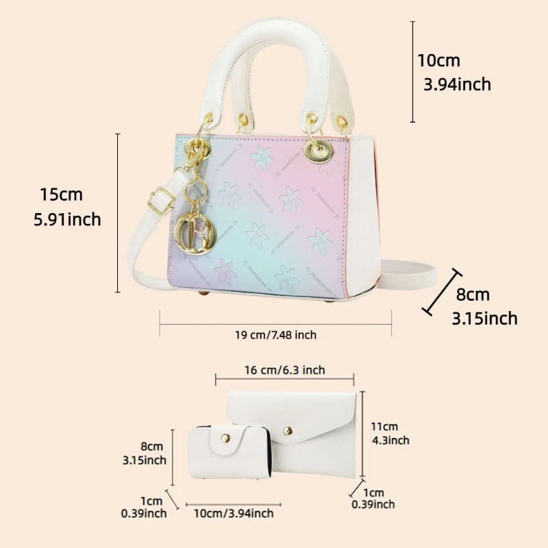 Gradient Printed Crossbody Sho - Women Bags Purses recension och pris
