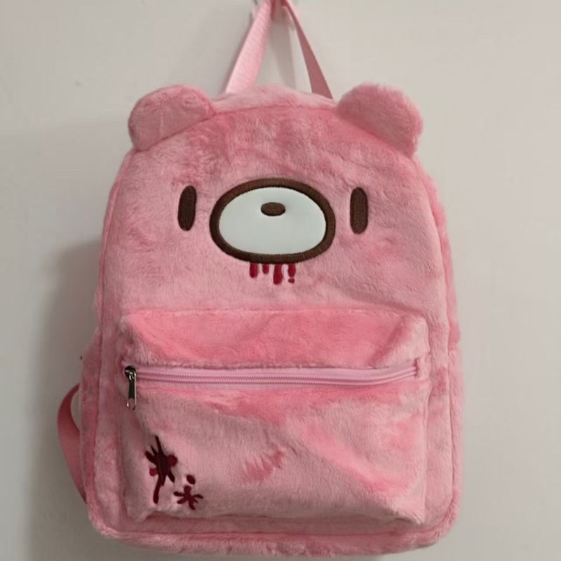 Gloomy Bear Cute Backpack Pink - Women'S Japanese Bags recension och pris