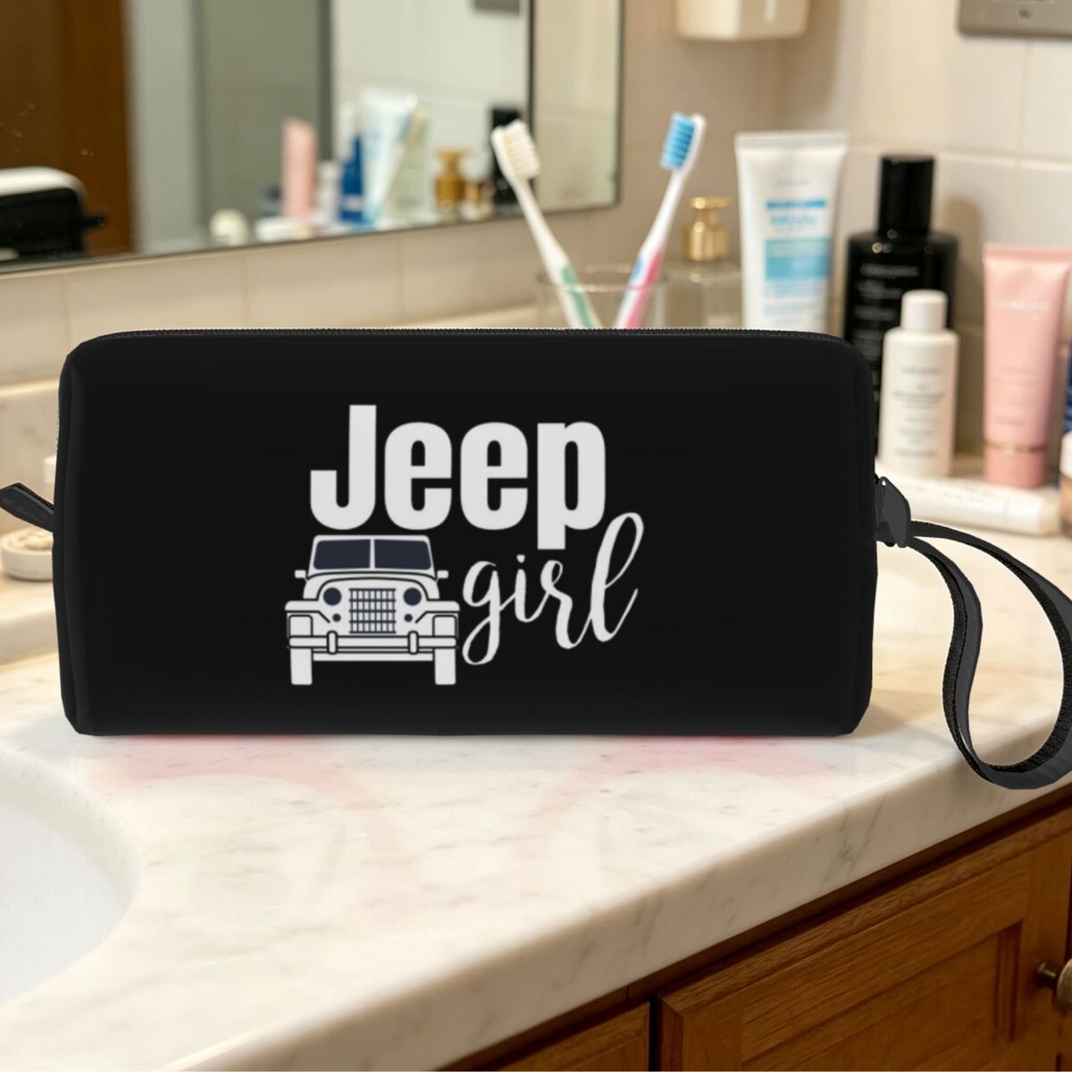 Jeep Girl Makeup Bag Cosmetic  - Women'S Jeep Bags recension och pris