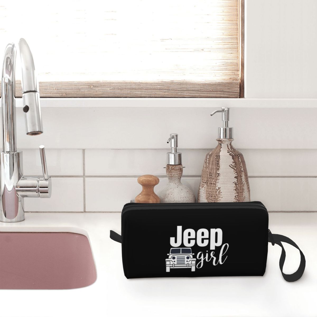 Jeep Girl Makeup Bag Cosmetic  - Women'S Jeep Bags recension och pris