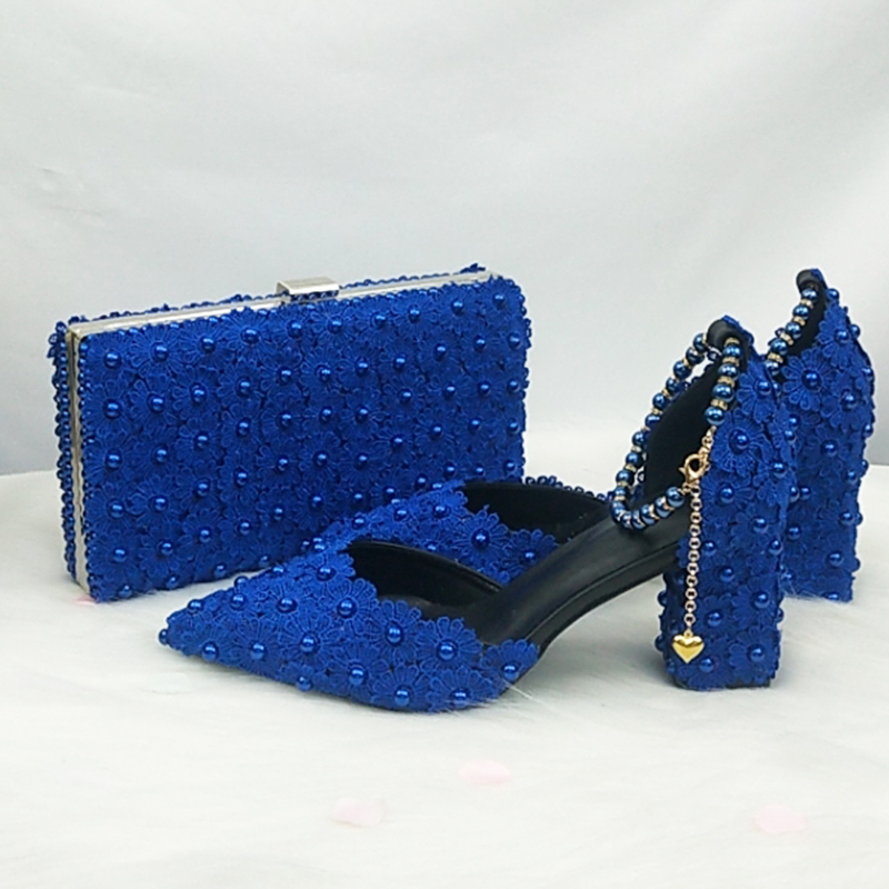 BaoYa Fang blue white Beads St - Women Bags For Wedding recension och pris
