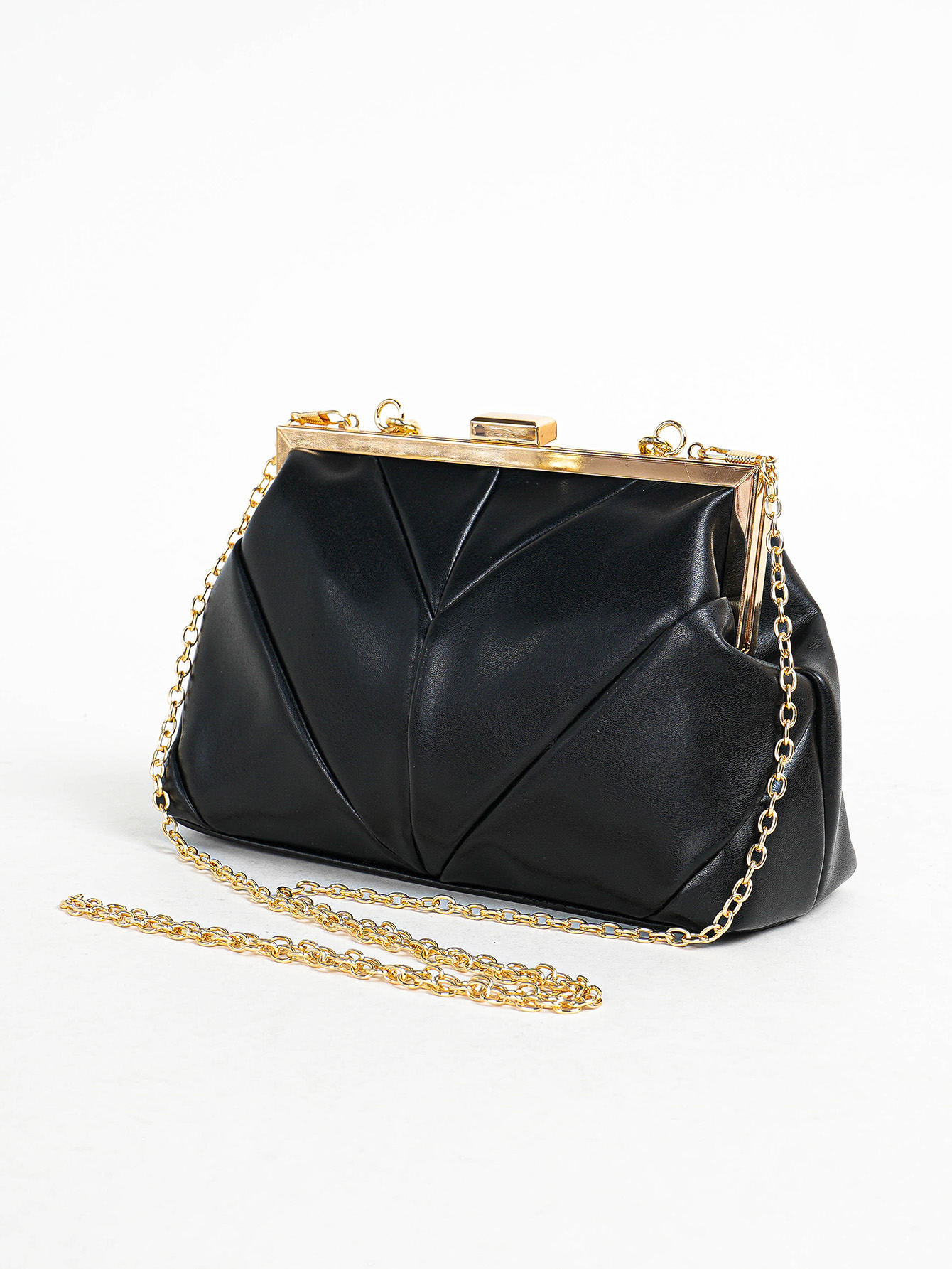 1 PC Matallic PU Leather Elega - Women Bags Rack recension och pris