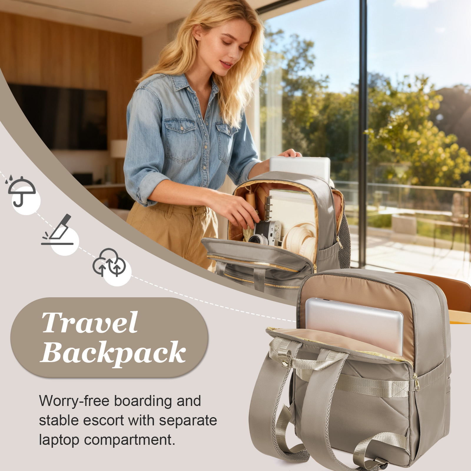 Ryanair 40x30x20 Travel Backpa - Women Bags Casual recension och pris