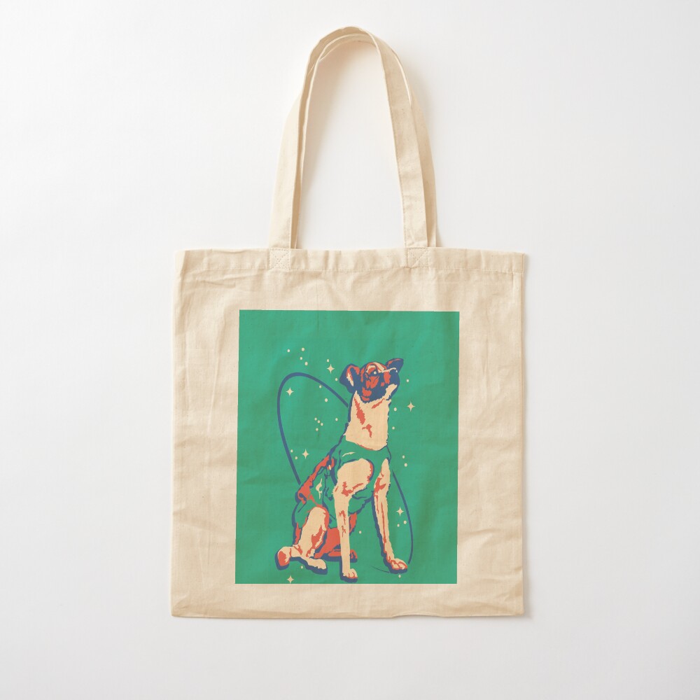 Laika Space Dog Illustration V - Women Bags Vector recension och pris