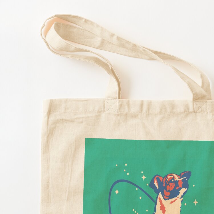 Laika Space Dog Illustration V - Women Bags Vector recension och pris