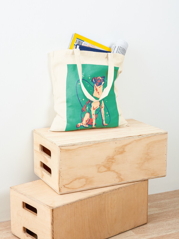 Laika Space Dog Illustration V - Women Bags Vector recension och pris