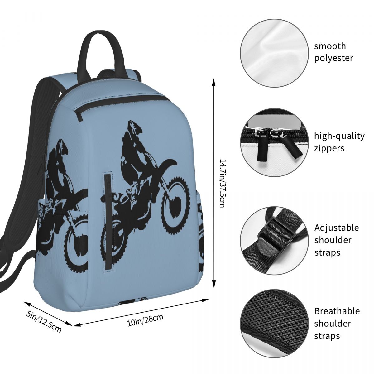 Moto X Dirt Bike Monotone Vect - Women Bags Vector recension och pris