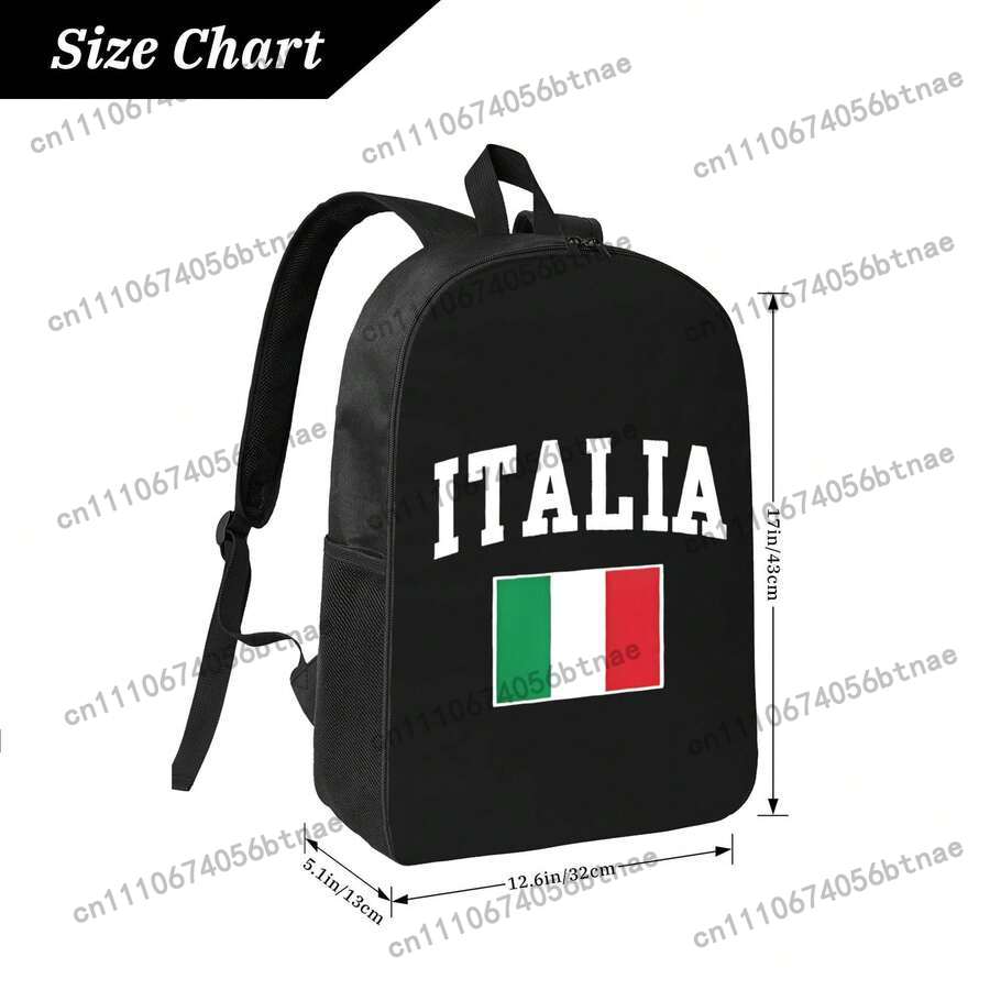 Italia Flag Backpack Waterproo - Women Bags Casual recension och pris