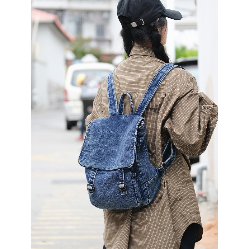 Vintage Denim Backpack For Wom - Women Bags Jeans recension och pris