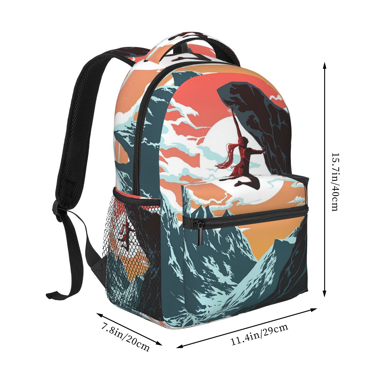Climbing Girl Vector Art Backp - Women Bags Vector recension och pris