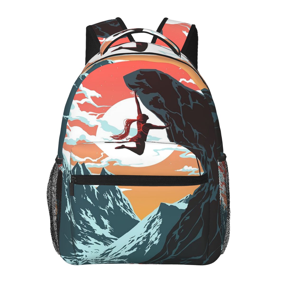 Climbing Girl Vector Art Backp - Women Bags Vector recension och pris