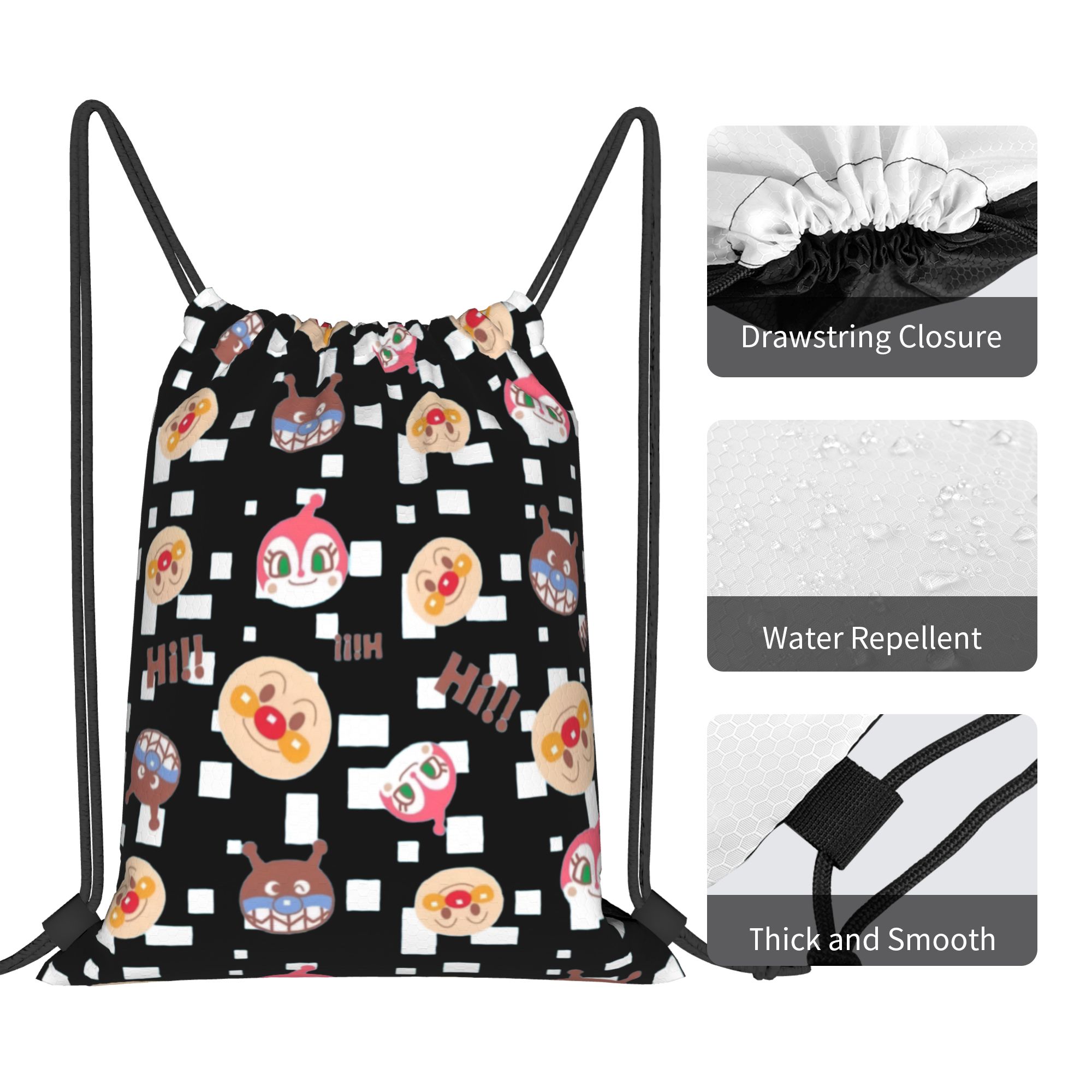 Custom Anpanmans Drawstring Ba - Women'S Yoga Bags recension och pris