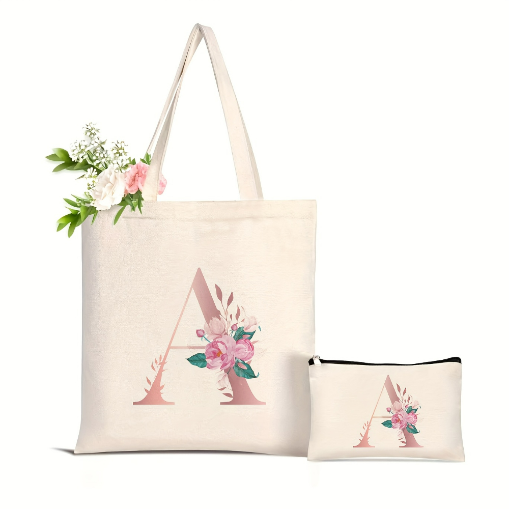 1pc Floral Love Letter Print T - Women'S Yoga Bags recension och pris
