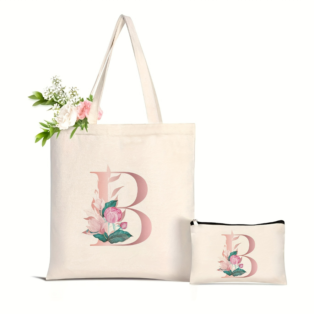 1pc Floral Love Letter Print T - Women'S Yoga Bags recension och pris