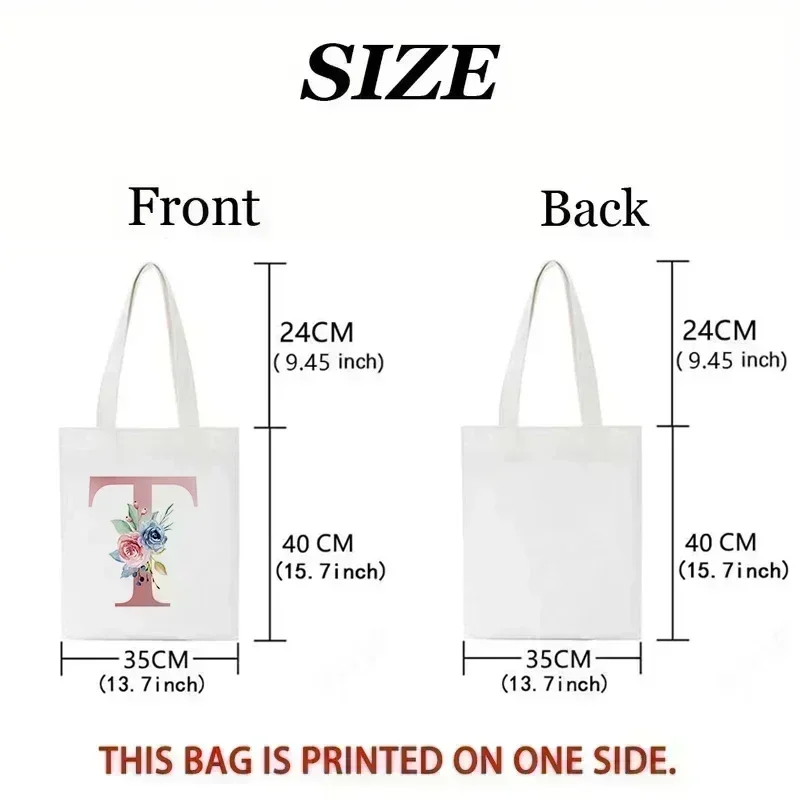 1pc Floral Love Letter Print T - Women'S Yoga Bags recension och pris