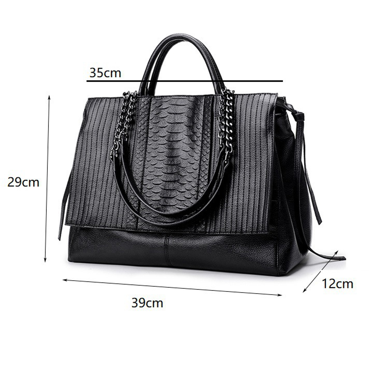 Elegant Tote Bag With Zipper,  - Women Bags Rack recension och pris