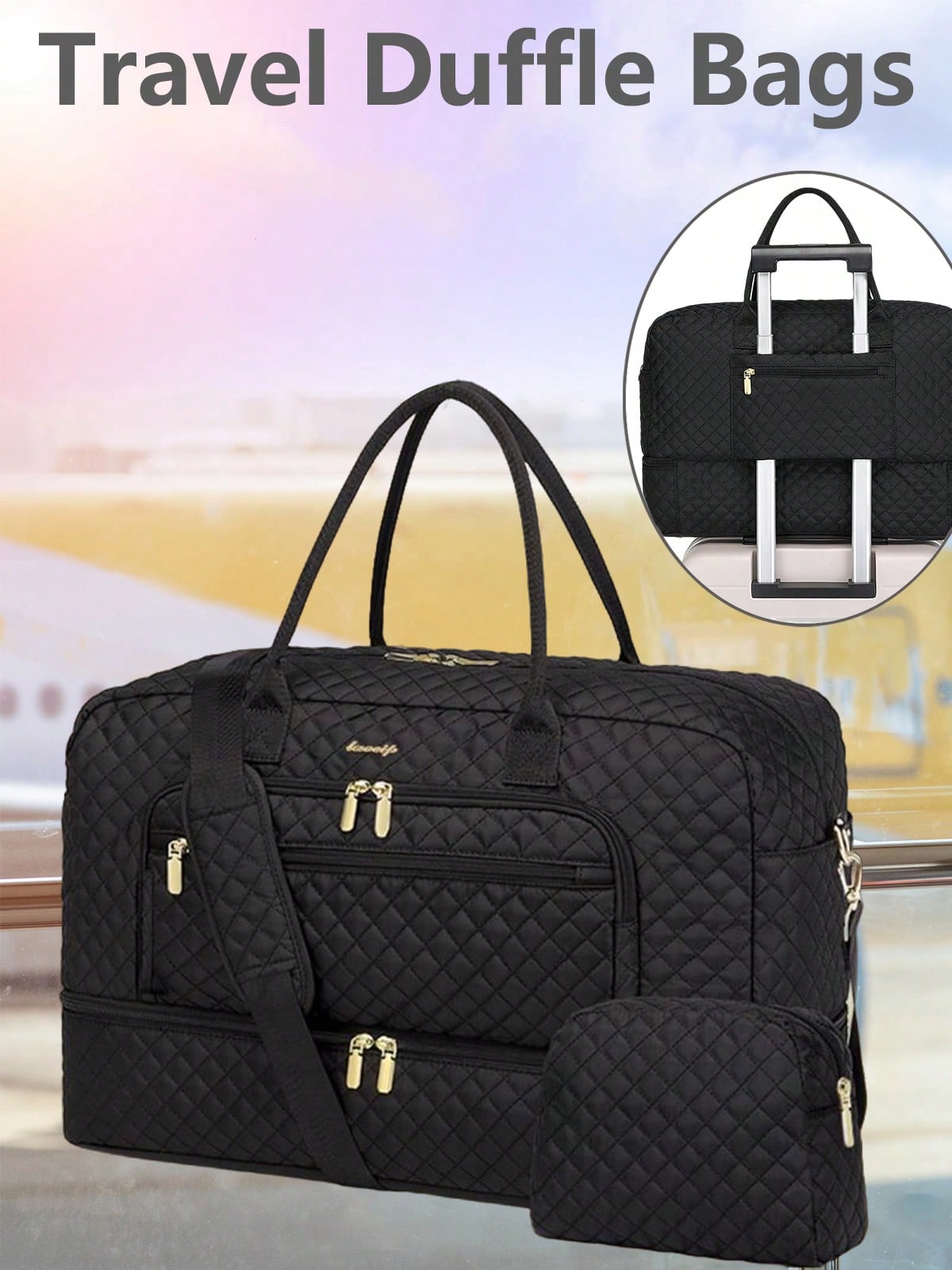 Large Women Travel Duffle Bag  - Women'S Yoga Bags recension och pris