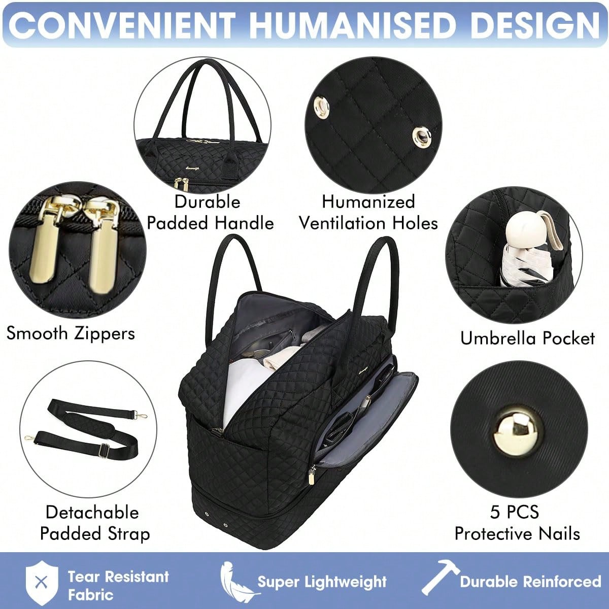 Large Women Travel Duffle Bag  - Women'S Yoga Bags recension och pris