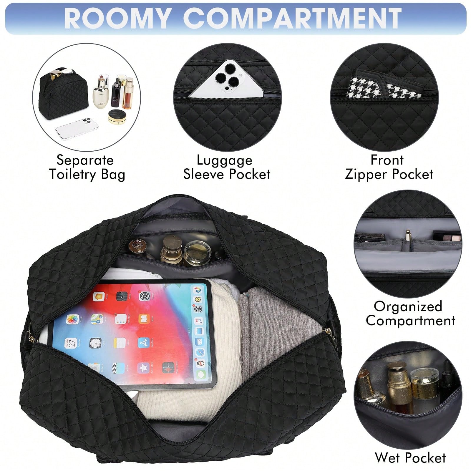 Large Women Travel Duffle Bag  - Women'S Yoga Bags recension och pris