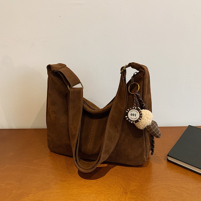 Faux Suede Solid Color Shoulde - Women Bags Branded Sale recension och pris