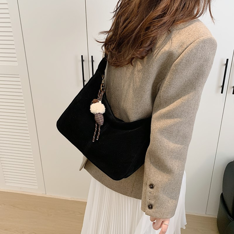 Faux Suede Solid Color Shoulde - Women Bags Branded Sale recension och pris