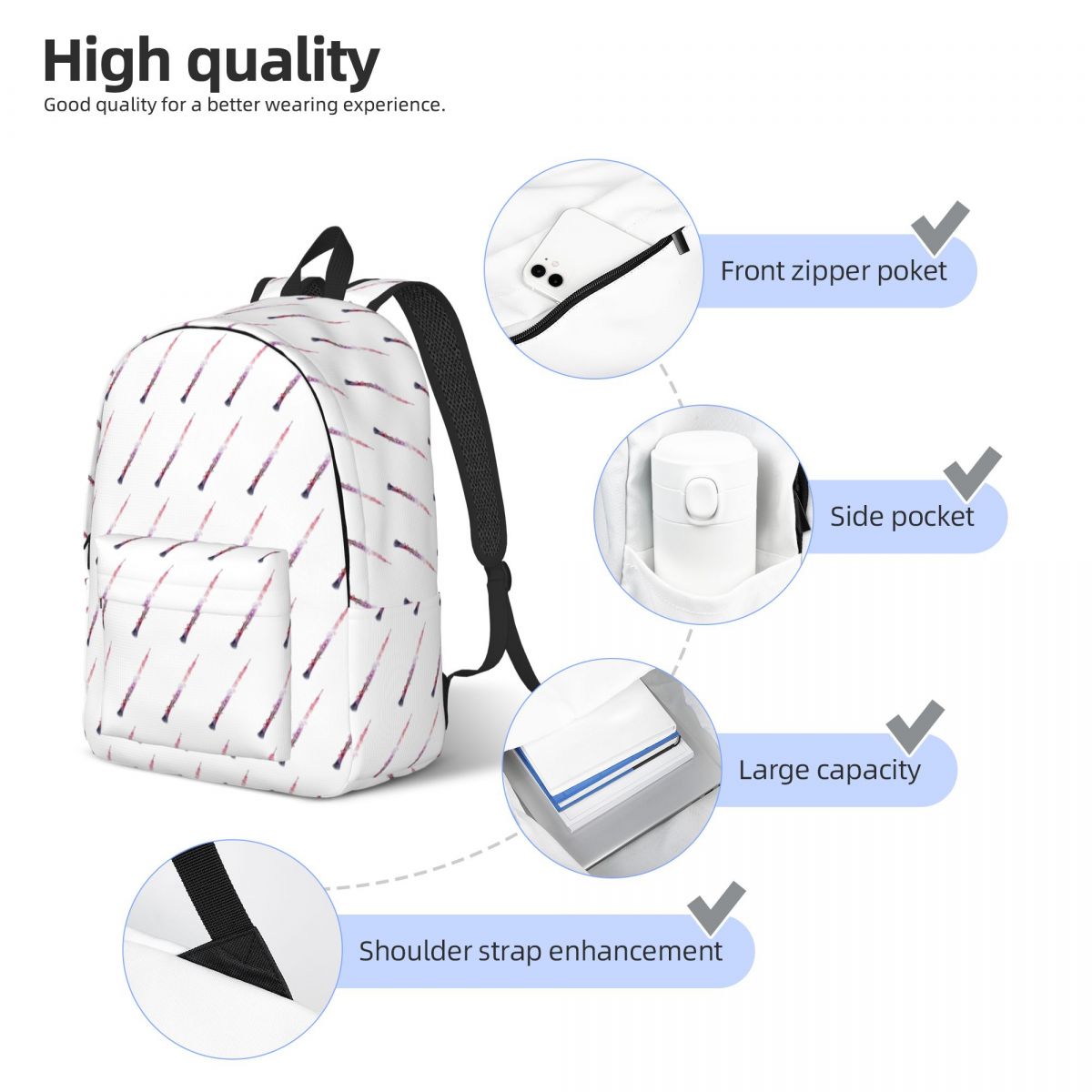 Galaxy Oboe Vector Backpack St - Women Bags Vector recension och pris