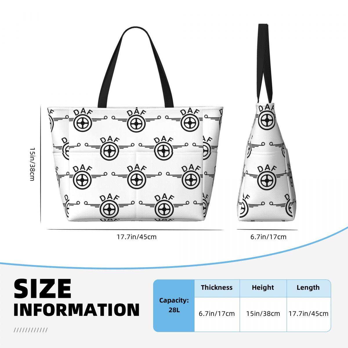 Daf Truck Logo Vector Design B - Women Bags Vector recension och pris
